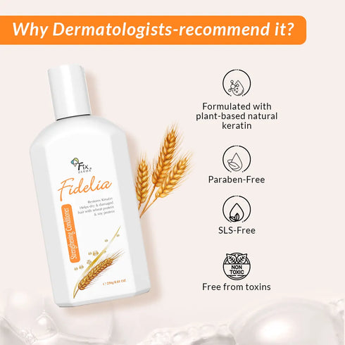 Fixderma Skincare Fidelia Hair Conditioner For Dry |Frizzy| And Damaged Hair